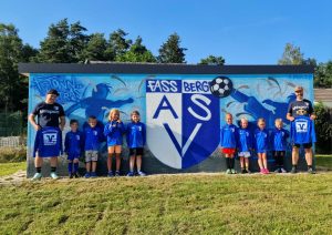 U7 Kinderfußball in Faßberg: Die U7 des ASV Faßberg im August 2024