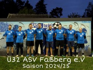 Mannschaftsfoto der Alten Herren Ü32 des ASV Faßberg, Saison 2024/25